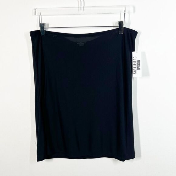 Kimchi Blue for Urban Outfitters NWT Size Large Black Georgiana Slip Midi Skirt - Picture 5 of 13